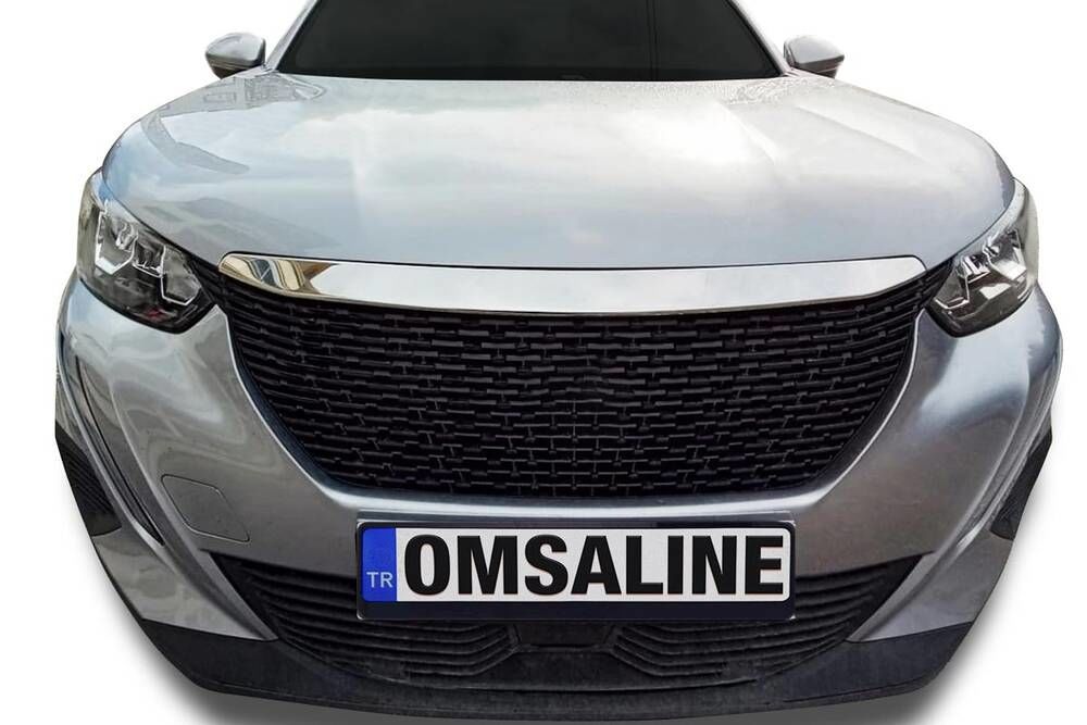 OMSA Peugeot 2008 Krom Ön Kaput Çıtası 2020-2024 Arası