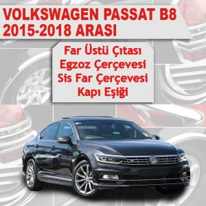 Volkswagen Passat B8 Avantajlı Krom Set 4 Ürün 2015-2018 Arası P. Çelik