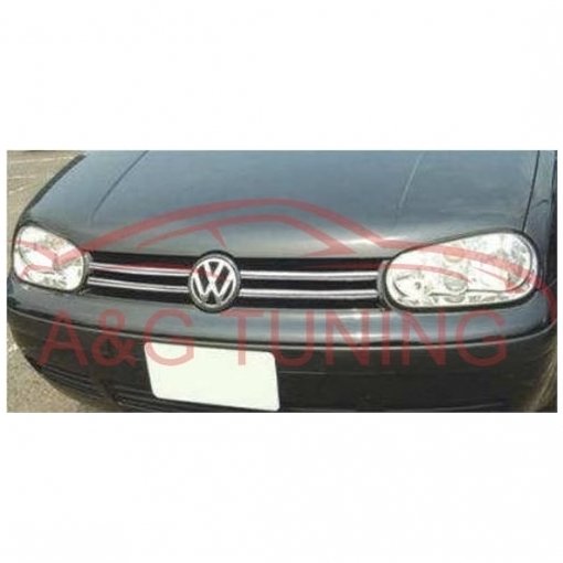 Volkswagen Golf 4 Krom Ön Panjur 1998-2005 4Prç Paslanmaz Çelik