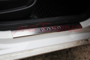 Volkswagen Polo 6R Krom Kapı Eşiği 2009 2017 4Kapı Paslanmaz Çelik