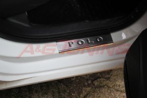 Volkswagen Polo 6R Krom Kapı Eşiği 2009 2017 4Kapı Paslanmaz Çelik