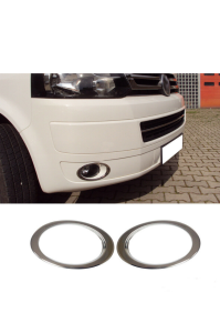 VW T5 Transporter Krom Sis Farı Çerçevesi 2010-2015 Arası P.Çelik