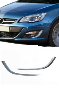 Opel Astra J (HB-SD) Krom Sis Farı Çerçevesi 2Prç 2012 - 2014 P.Çelik
