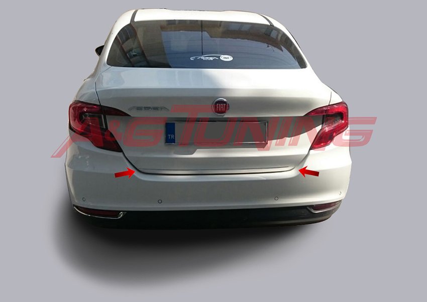 Fiat Egea Sedan Krom Bagaj Alt Çıta Formlu Paslanmaz Çelik