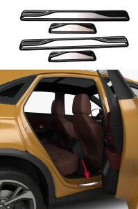 Volkswagen Golf 5 Plus Krom Kapı Eşik Koruması  2004-2008 4 Parça