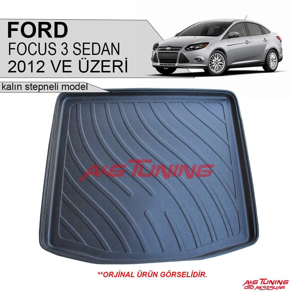Ford Focus 3 SEDAN Bagaj Havuzu Kalın Stepne 2011-2014