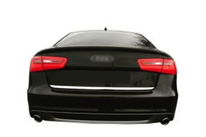 Audi A6 Krom Bagaj Alt Çıta Formlu 2011-2017 Arası Paslanmaz Çelik