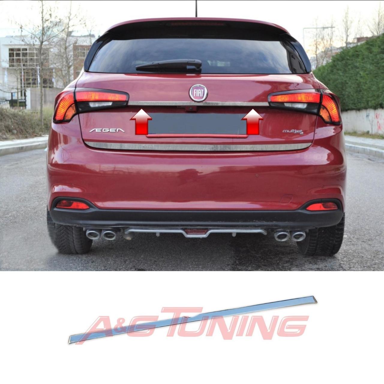 Fiat Egea Hatchback Krom Bagaj Çıtası Paslanmaz Çelik