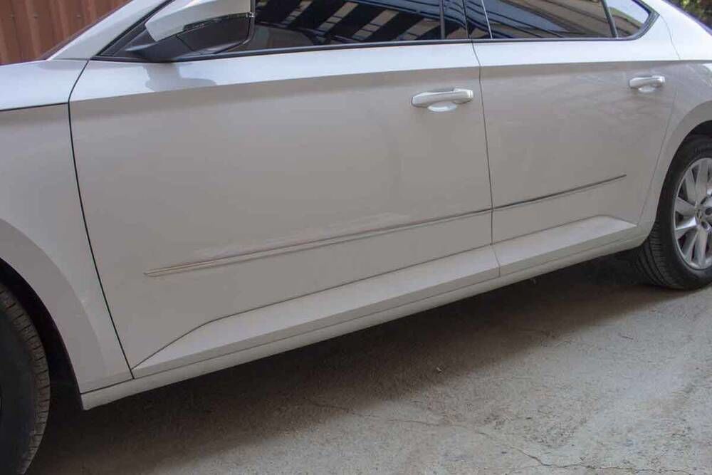 OMSA Skoda Superb 2 SD B6 Krom Yan Kapı Çıtası 4 Parça 2015-2023 Arası