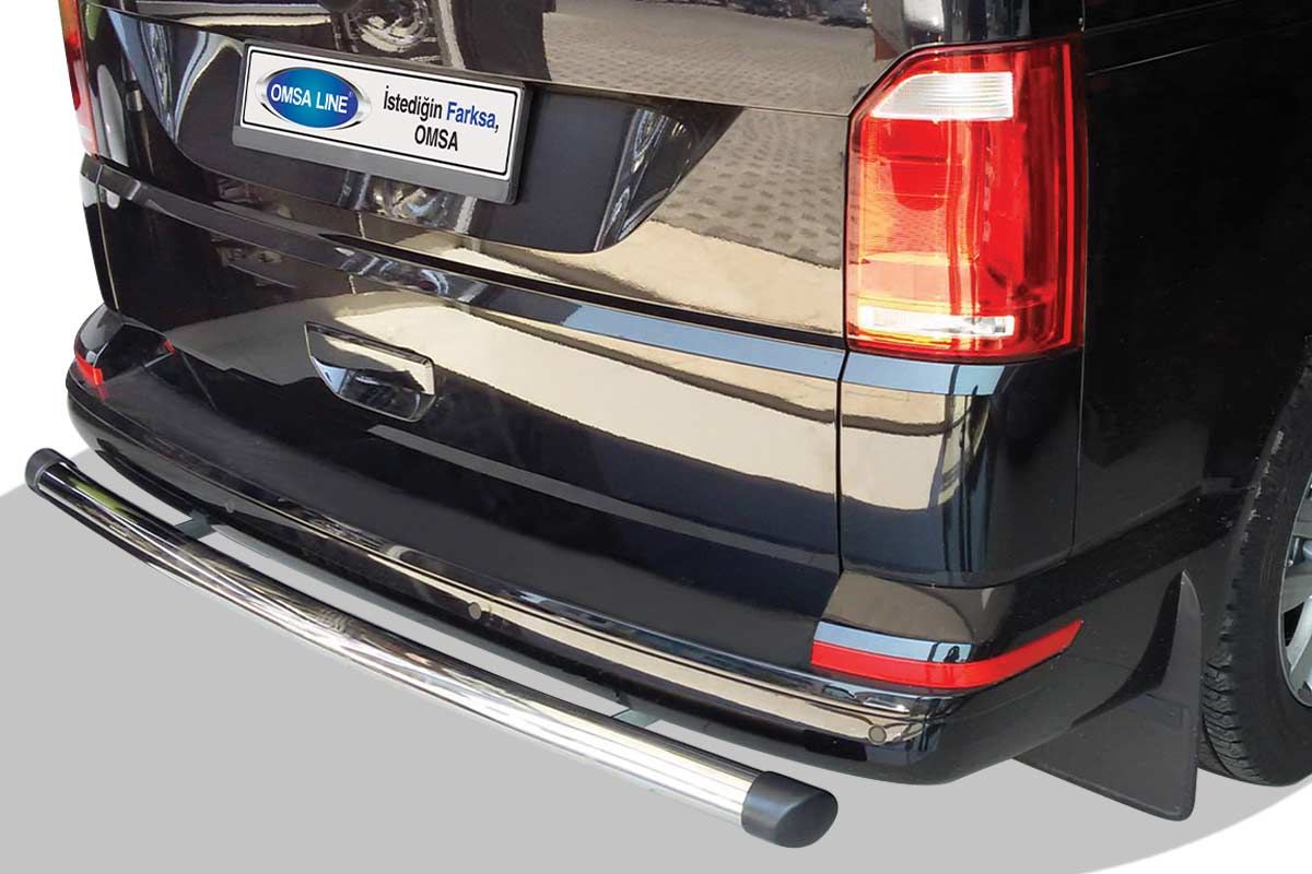 OMSA VW T6.1 Caravelle Krom Boru Çap:60 Arka Basamak Plastik Kapak 2020 ve Sonrası