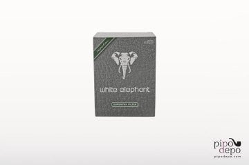 Pipodepo - White Elephant 150 Adet Supermix Pipo Filtresi 9mm