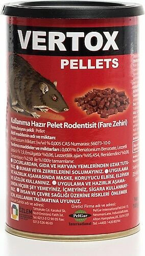 Vertox Pellets Fare Zehri 100 gr