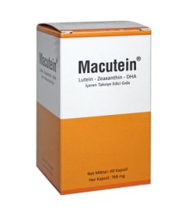 Macutein Lutein Zeaxanthin DHA 60 Kapsül