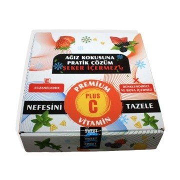 Sweet Fresh Ağız Kokusuna Pratik Çözüm Şekersiz 50 Tablet 48 li Stand