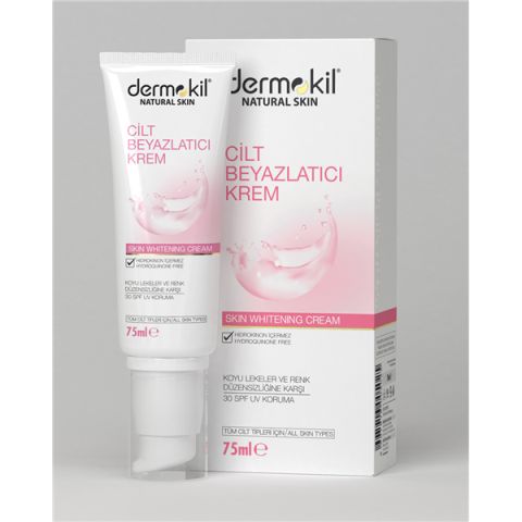 Dermokil Natural Skin Cilt Beyazlatıcı Krem 75 ml Tüm Cilt Tipleri İçin