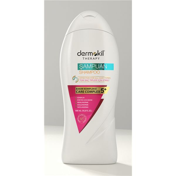 Dermokil Therapy Şampuan Tüm Saç Tipleri İçin Etkili 500 ml