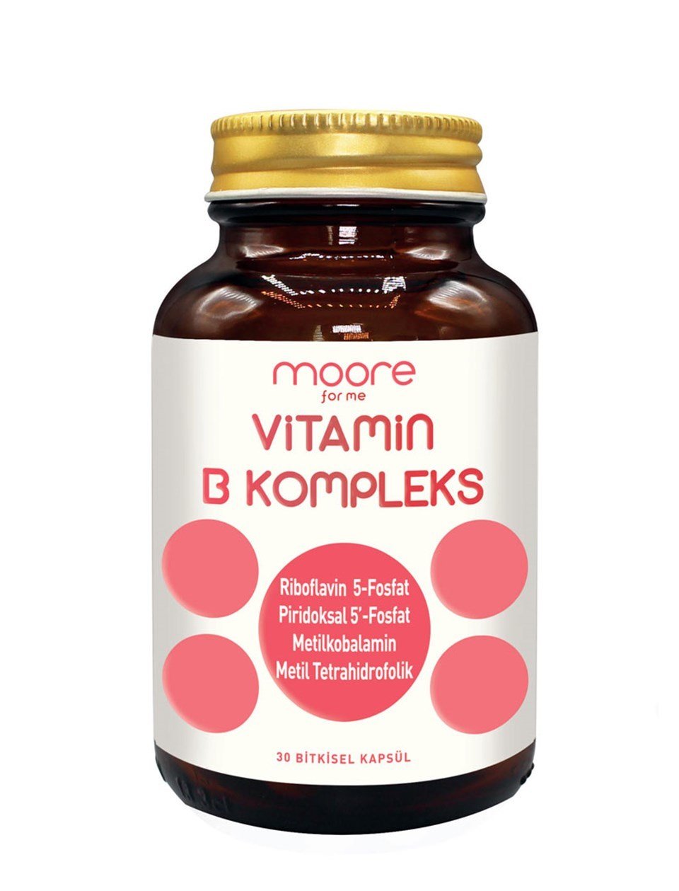Moore Vitamin B Komplex 30 Bitkisel Kapsül