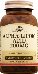 Solgar Alpha Lipoic Acid 200 Mg 50 Kapsül