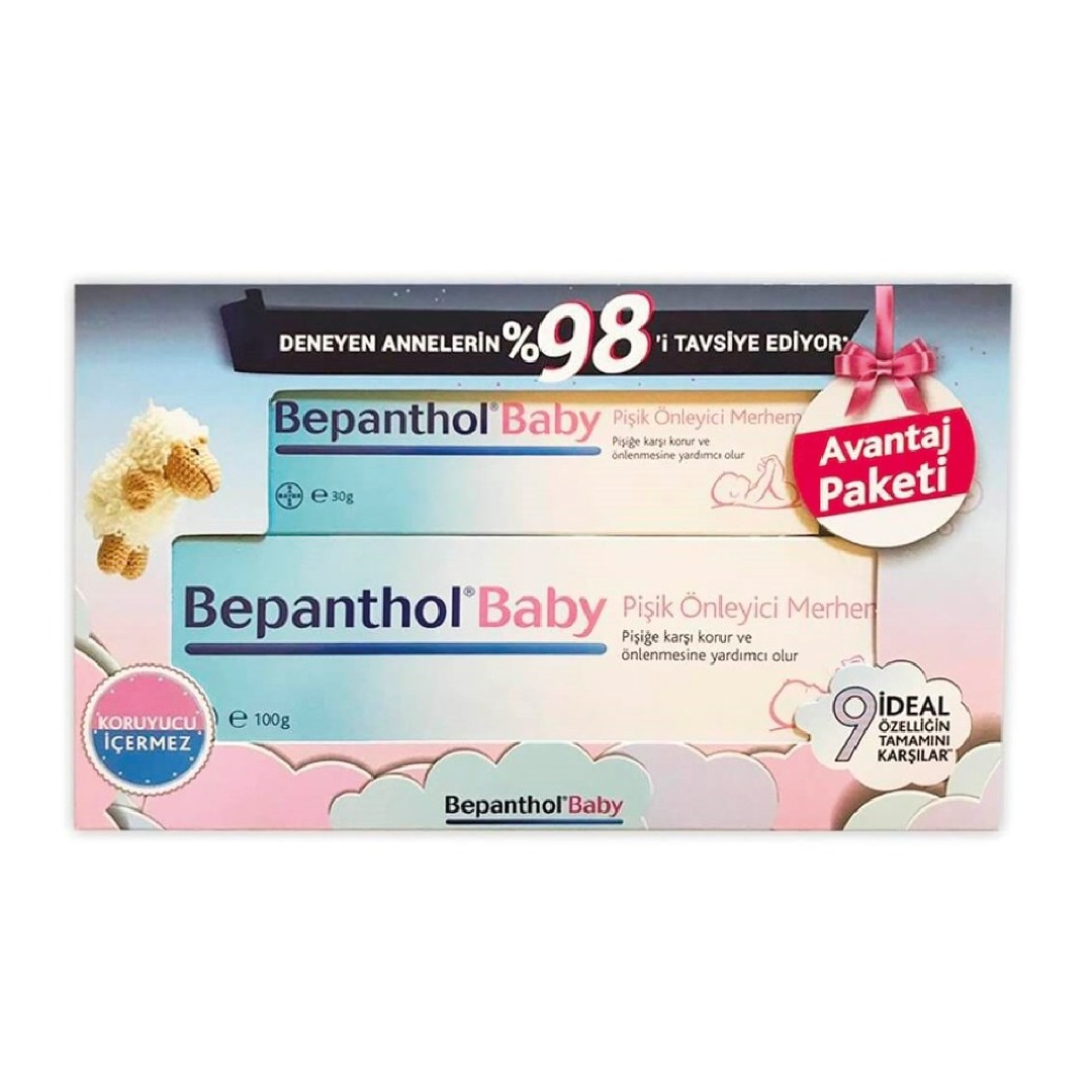 Bepanthol Baby Pişik Önleyici Merhem 100 gr + 30 gr - Avantaj Paketi