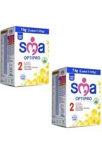 SMA Optipro Probiyotik 2 Devam Sütü 1000 gr - 2 Adet