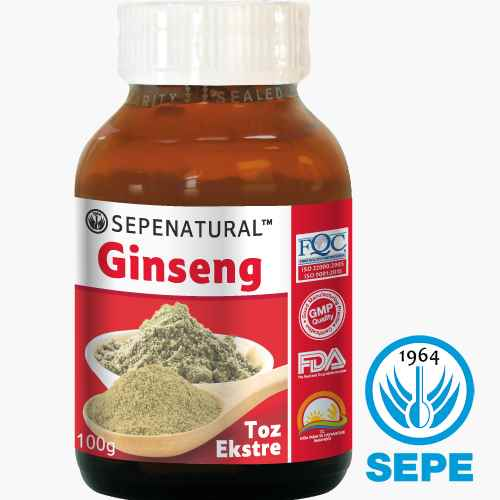 Ginseng Extract Powder Ginseng Toz Ekstrakt Ekstresi 100 gr