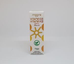 Moore Vitamin D3 K2 Damla 20 ML