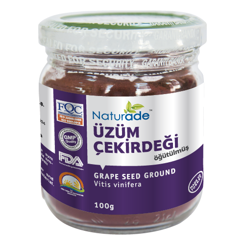 NATURADE Öğütülmüş Üzüm Çekirdeği 100 gr