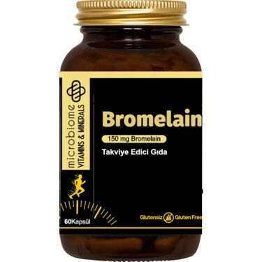 Microbiome Bromelain 30 Kapsül