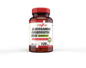 Nevfix Glucosamine Chondroitin MSM Hyaluronic Acid 120 Tablet
