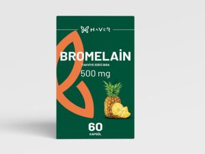 Haver Bromelain 500 mg 60 Kapsül