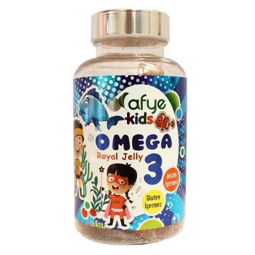 Afye Kids Omega 3 Arı Sütü 50 Ayıcık