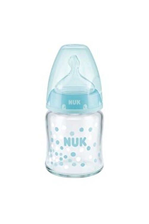 Nuk First Choice Plus Cam Biberon 120 ml - Mavi