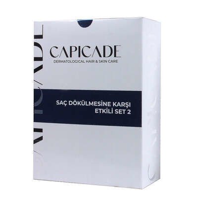 Capicade Saç Dökülmesine Karşı Etkili Set 2 - Şampuan + Losyon + Tablet