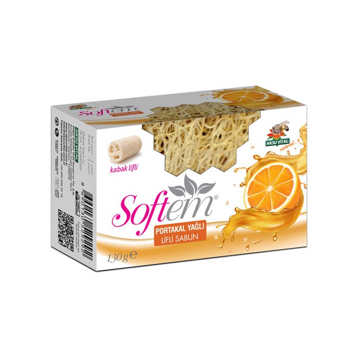 SFT PORTAKAL YAGLI LIFLI SABUN 130G