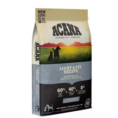 Acana Heritage Light Fit (Fazla Kilolu Köpekler İçin) 2kg