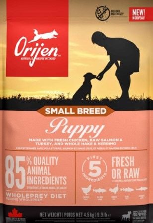 Orijen Puppy Small Breed Dog Food 4,5 Kg – Küçük Irk Yavru Köpekler İçin