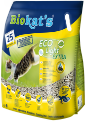 Biokat's Pelet Kedi Kumu Eco Light Extra 5lt - Aktif Karbonlu