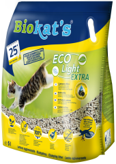 Biokat's Pelet Kedi Kumu Eco Light Extra 5lt - Aktif Karbonlu