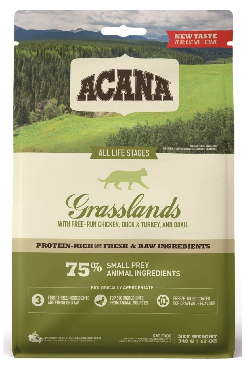 Acana Grasslands Kedi Maması 4.5 Kg (Tüm Irk ve Yaşam Evreleri İçin)