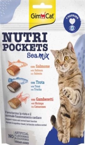 GimCat Nutripockets Kedi Ödülü Sea Mix 150 g