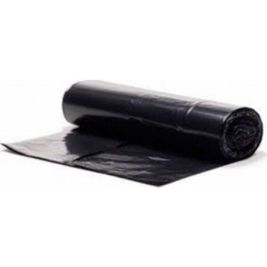 Rulo Siyah Çöp Poşeti Jumbo 80x110 cm (200 gr) - 10 Adet x 25 Adet (Koli)