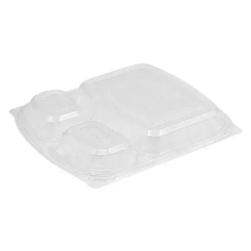 3 Bölmeli Yemek Kabı Kapağı - 50 Adet (Paket)