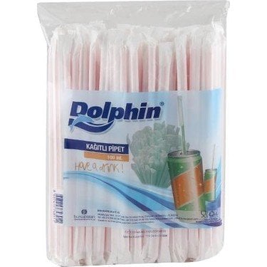 Dolphin Pipet Kağıtlı 100 Adet (Paket)