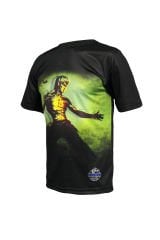 Dosmai Dijital Baskılı Bruce Lee Bisiklet Yaka Spor T-Shirt SBT133