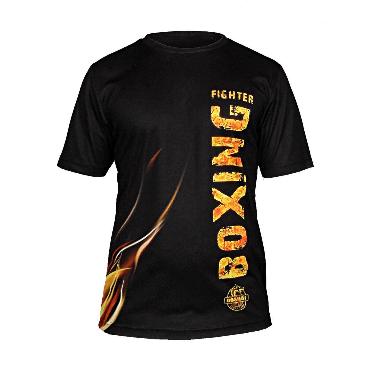 Dosmai Dijital Baskılı Boxing Fighter Bisiklet Yaka Spor T-Shirt BXT072