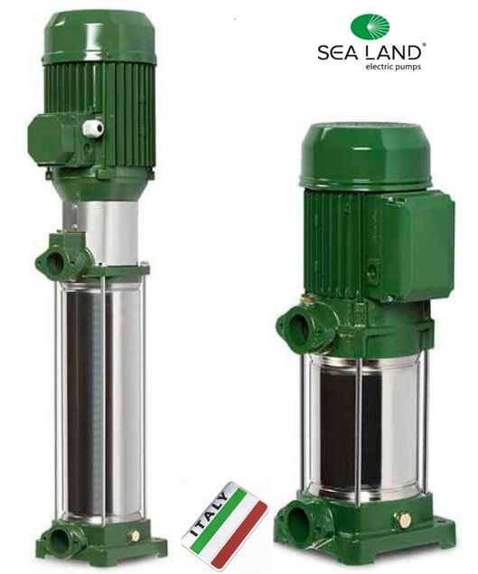 Sea Land MKV 9/15 T 5.5Hp 380V Noril Fanlı Dik Milli Çok Kademeli Pompa