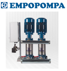 Empo EMH - 34 2X5 T       2X10 Hp 380V   İki Pompalı Dikey Milli  Hidrofor