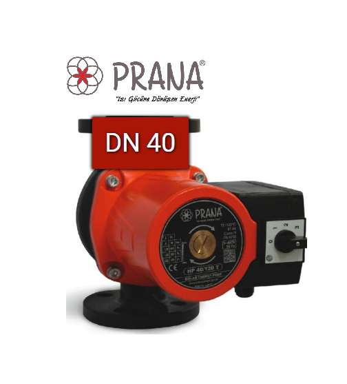 PRANA HP 40/70-250 T DN 40 380V ÜÇ HIZLI FLANŞLI TİP SİRKÜLASYON POMPASI