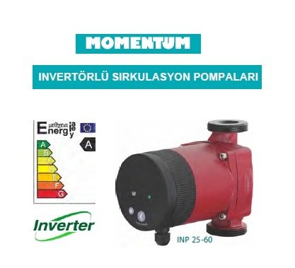 MOMENTUM INP 32-60/180   FREKANS KONVERTÖRLÜ SİRKÜLASYON POMPASI