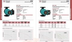 Prana  HP 100/80 -350T  DN 100  380V  3 Hızlı Flanşlı Tip Sirkülasyon Pompası